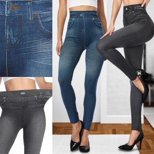 Colanți tip blugi | FITDENIM