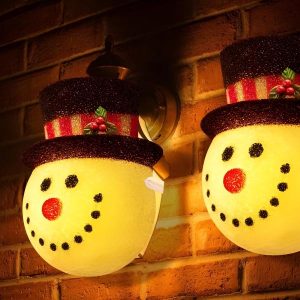 Husă în formă de om de zăpadă pentru becuri | SNOWKO