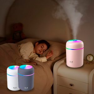 Umidificator cu purificare a aerului și lumini relaxante | FRESHMIST