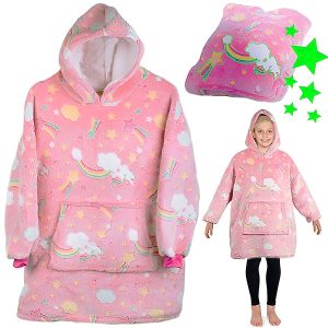 Hanorac pătură pentru copii care luminează în întuneric | KIDHUG