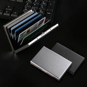 Portofel metalic cu blocaj RFID | CARDITKA