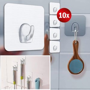 Cârlige de perete transparente | STICKYHOOKS