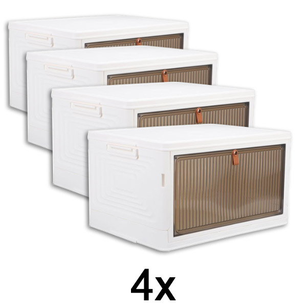 4x Cutie de depozitare cu capac | ORGABOX