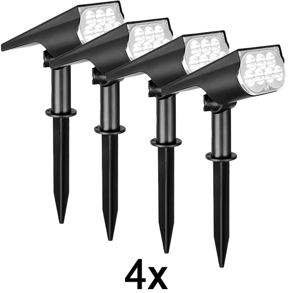 4x Lumină solară de exterior | SPOTIKE