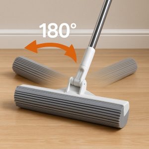Mop cu sistem de rotire la 180° pentru curățare facilă | MOPTAN