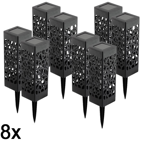 4x Lampă solară (set de 2 buc) | GARDENIAS