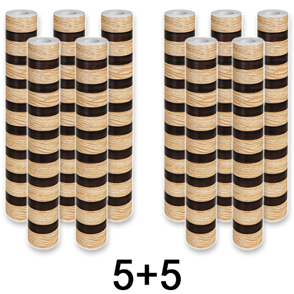 5x Autocolant pentru perete cu aspect de lemn natural | LINEWALL 1+1 GRATUIT