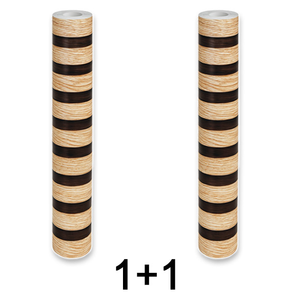 1x Autocolant pentru perete cu aspect de lemn natural | LINEWALL 1+1 GRATUIT