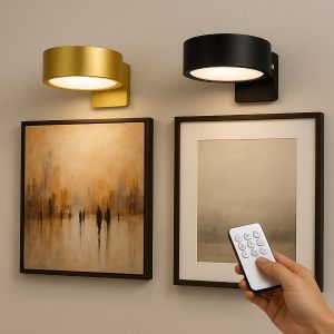 Lampă Magnetică pentru Tablouri – LED Wireless, RGB + Alb Cald | ARTIONIC