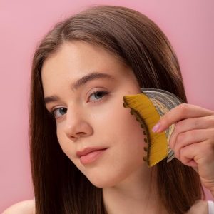 Perie pentru masaj facial limfatic | DRENAGLO